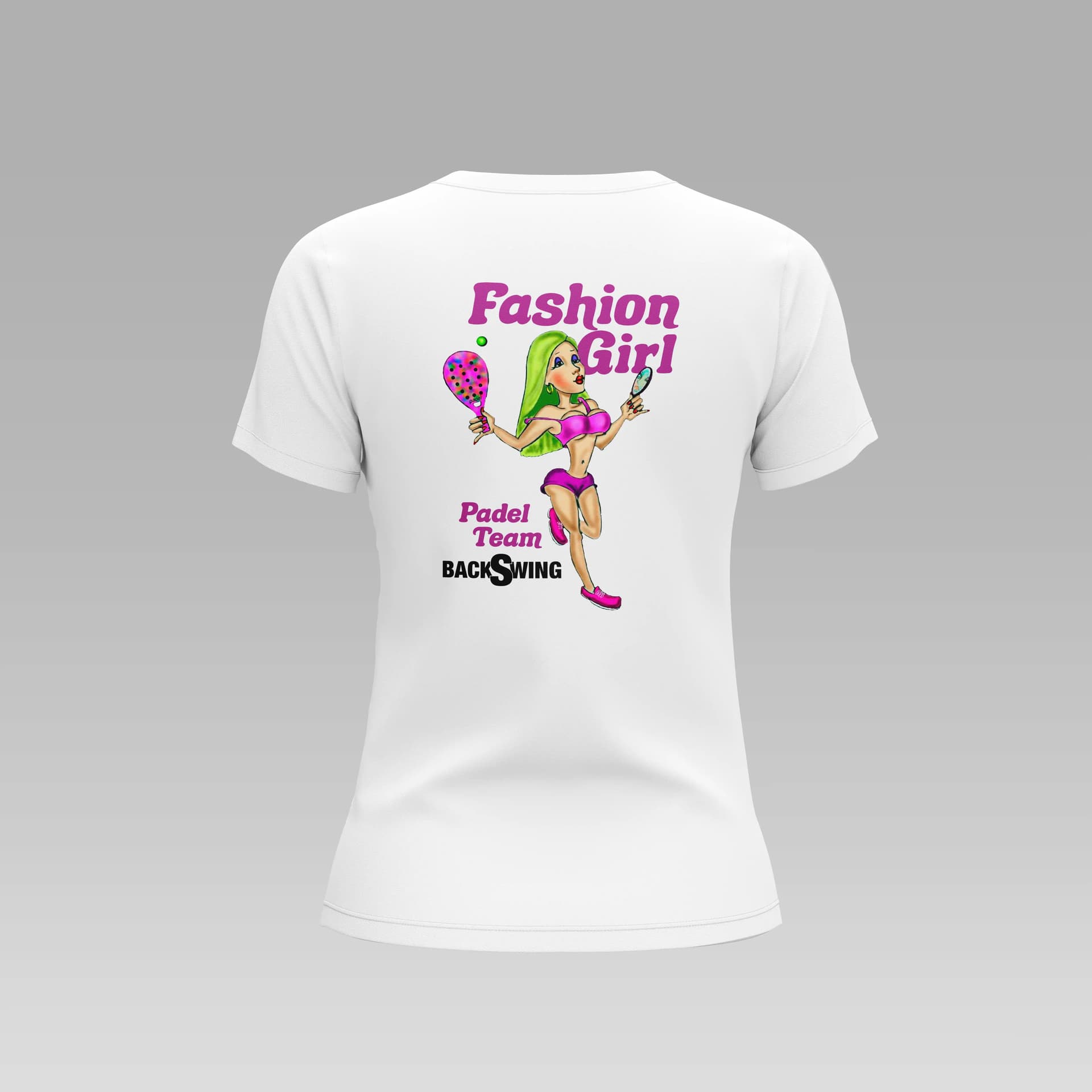 D10 - Fashion - M - Camiseta - FA - Fashion - M - Camiseta en color Blanco D10 - Fashion - M - Camiseta - FA - Fashion - M - Camiseta en color Blanco - Vista trasera