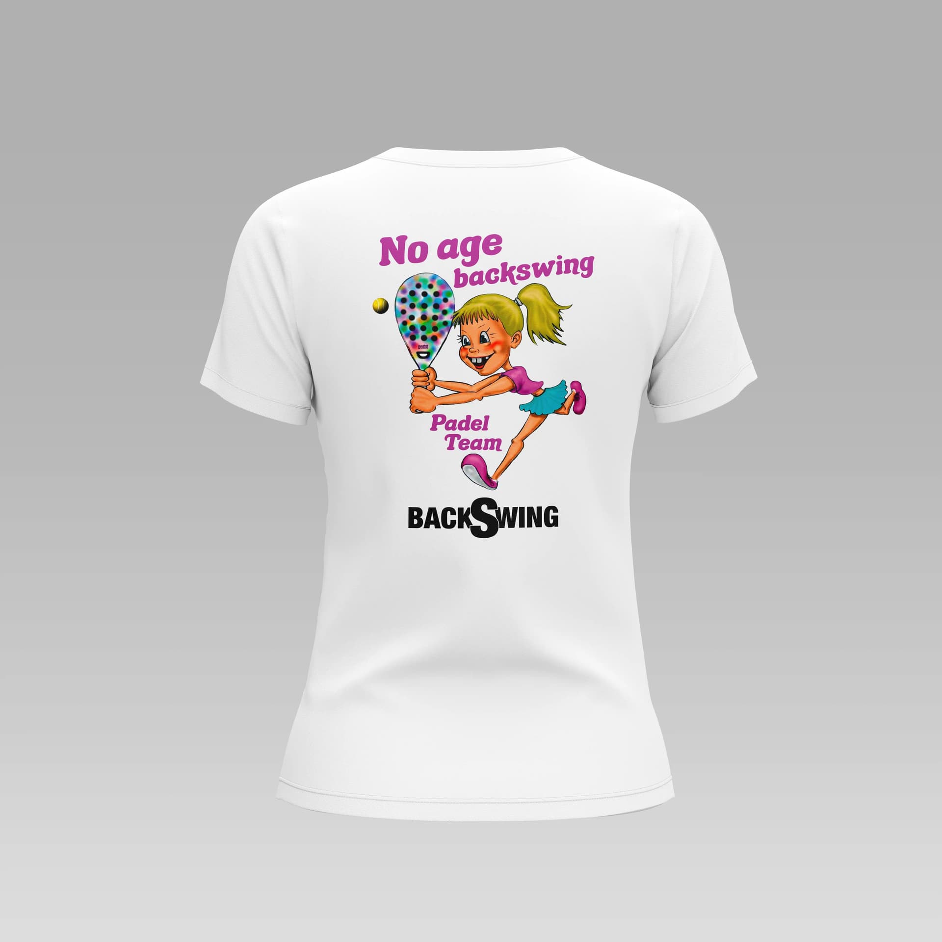 D6 - No Age - M - Camiseta - FA - No Age - M - Camiseta en color Blanco D6 - No Age - M - Camiseta - FA - No Age - M - Camiseta en color Blanco - Vista trasera