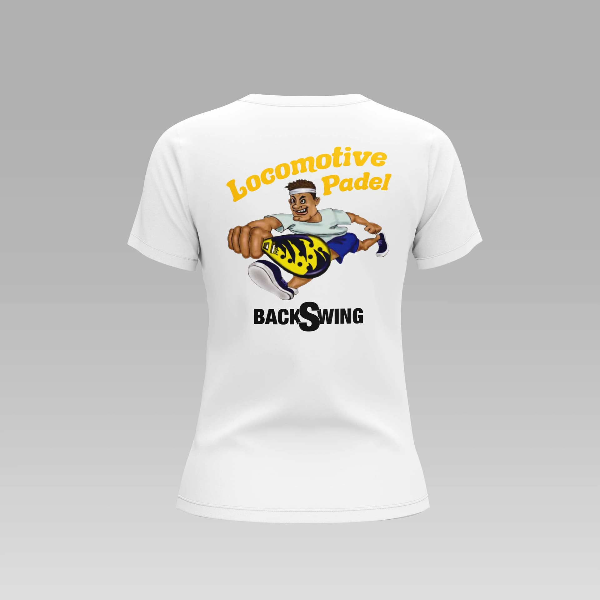 D9 - Locomotive - M - Camiseta - FA - Locomotive - M - Camiseta en color Blanco D9 - Locomotive - M - Camiseta - FA - Locomotive - M - Camiseta en color Blanco - Vista trasera