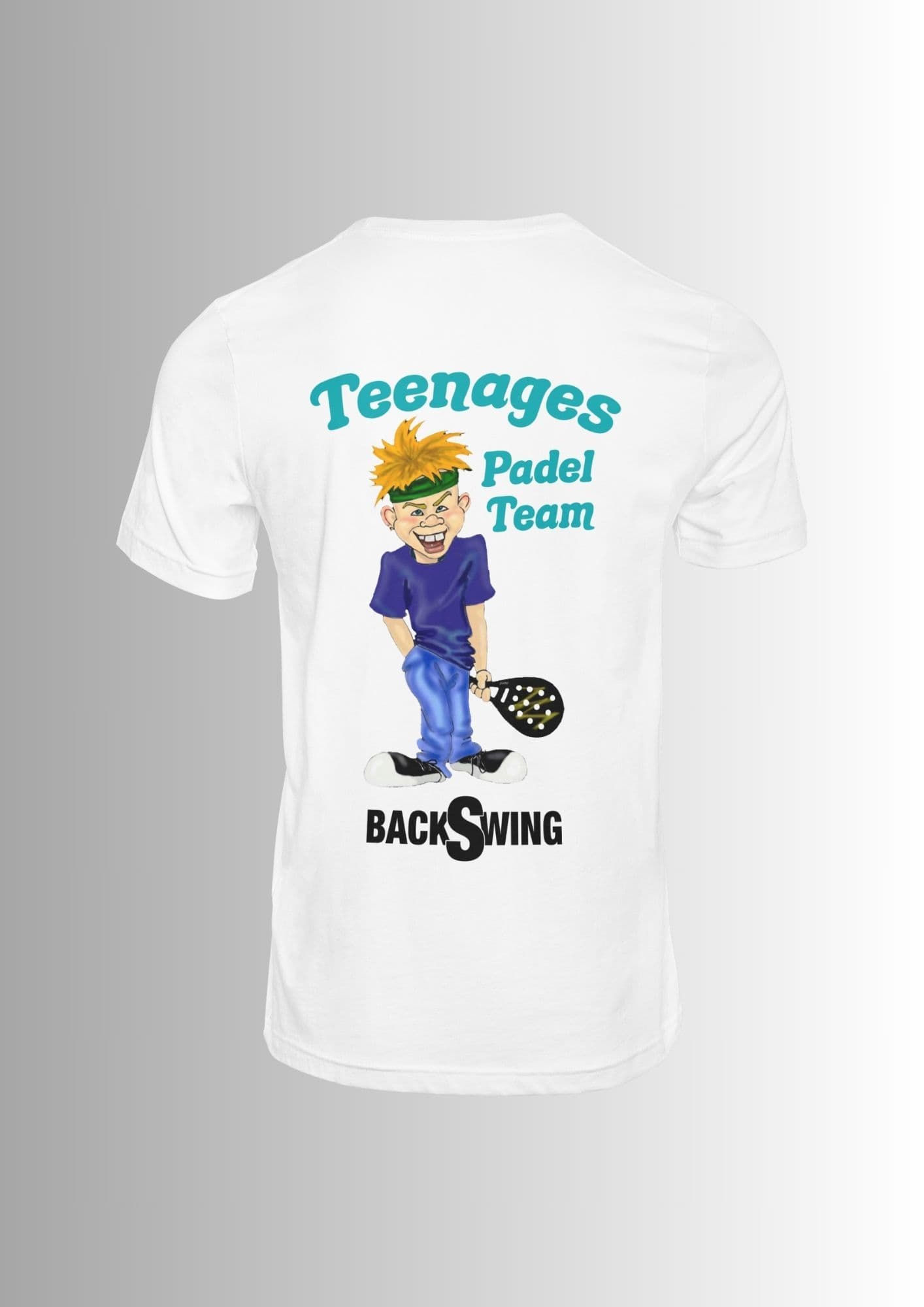 D5 - Teenages - H - Camiseta - FA - Teenages - H - Camiseta en color Blanco D5 - Teenages - H - Camiseta - FA - Teenages - H - Camiseta en color Blanco - Vista trasera