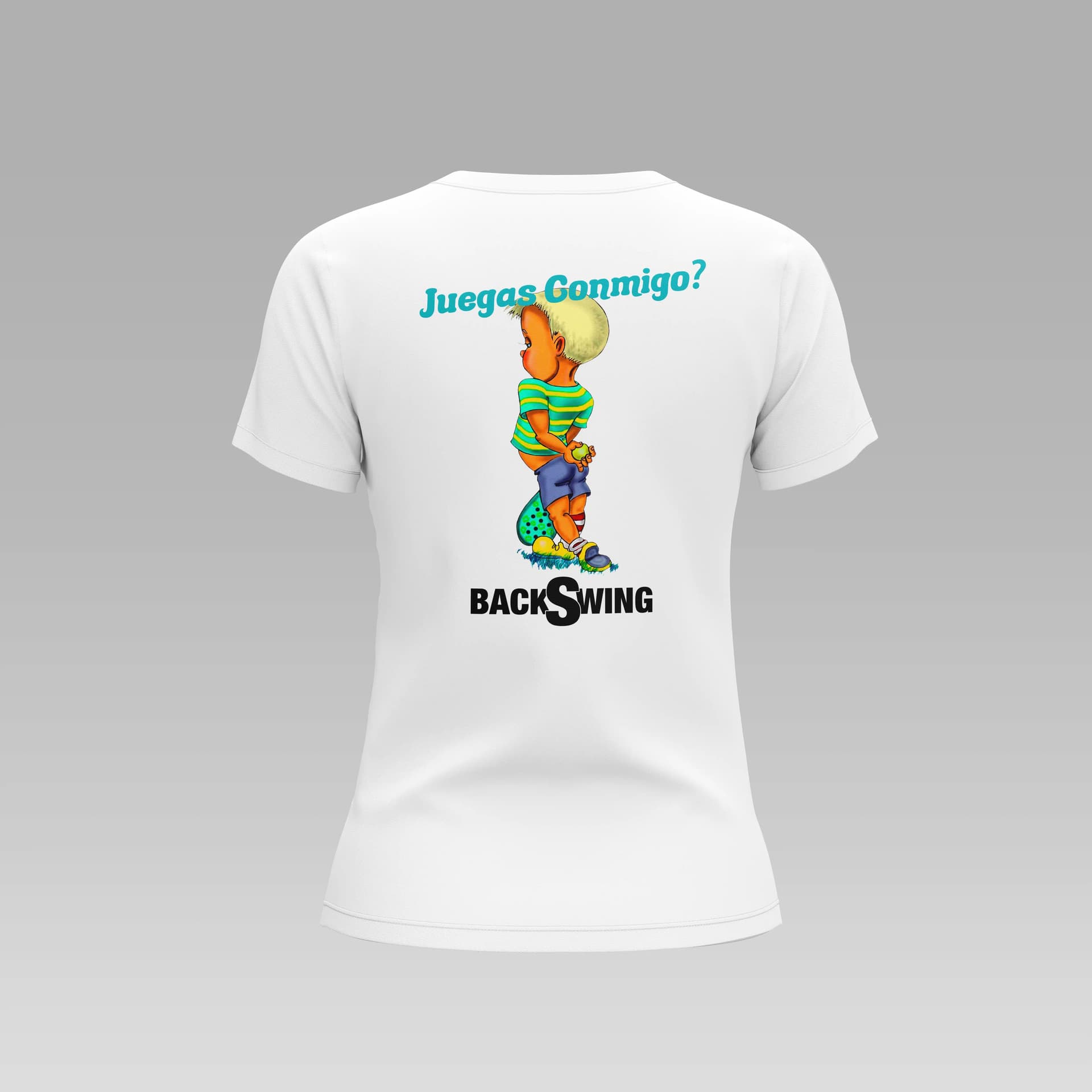 D8 - Juegas Conmigo - M - Camiseta - FA - Juegas Conmigo - M - Camiseta en color Blanco D8 - Juegas Conmigo - M - Camiseta - FA - Juegas Conmigo - M - Camiseta en color Blanco - Vista frontal
