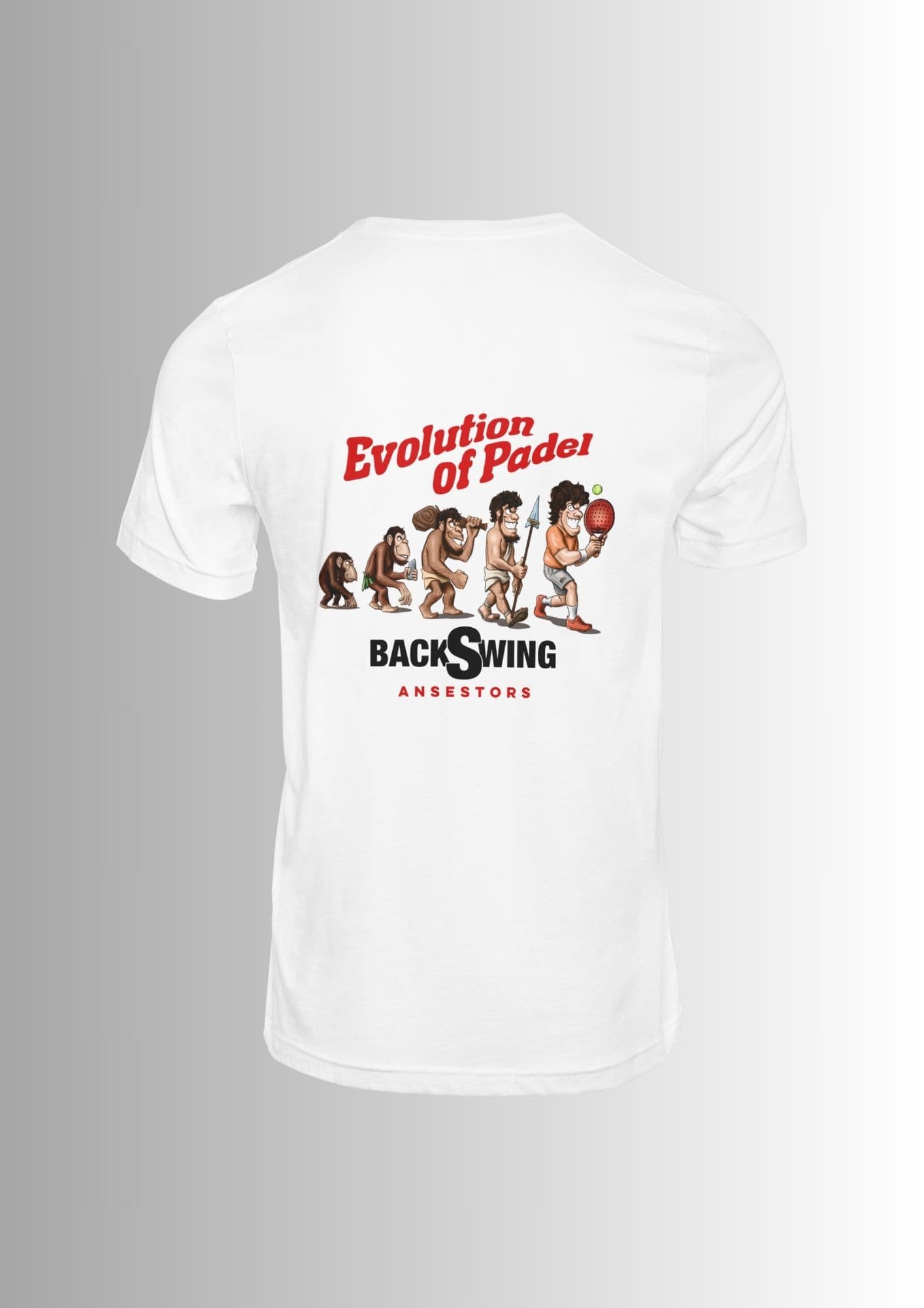 D13 - Evolution of Padel - H - Camiseta - FA - Evolution of Padel - H - Camiseta en color Blanco D13 - Evolution of Padel - H - Camiseta - FA - Evolution of Padel - H - Camiseta en color Blanco - Vista trasera